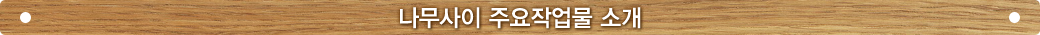 나무사이 주요작업물 소개